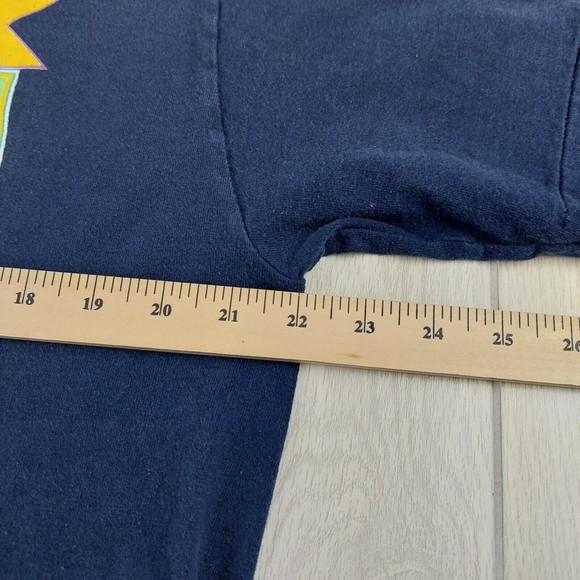 Vintage Champion 1989 Notre Dame Fighting Irish T Shirt Mens XL NCAA USA SS Blue - Picture 6 of 7